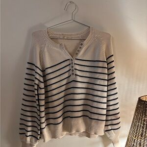 Sézane Striped Sweater Size M (Leontine Jumper)